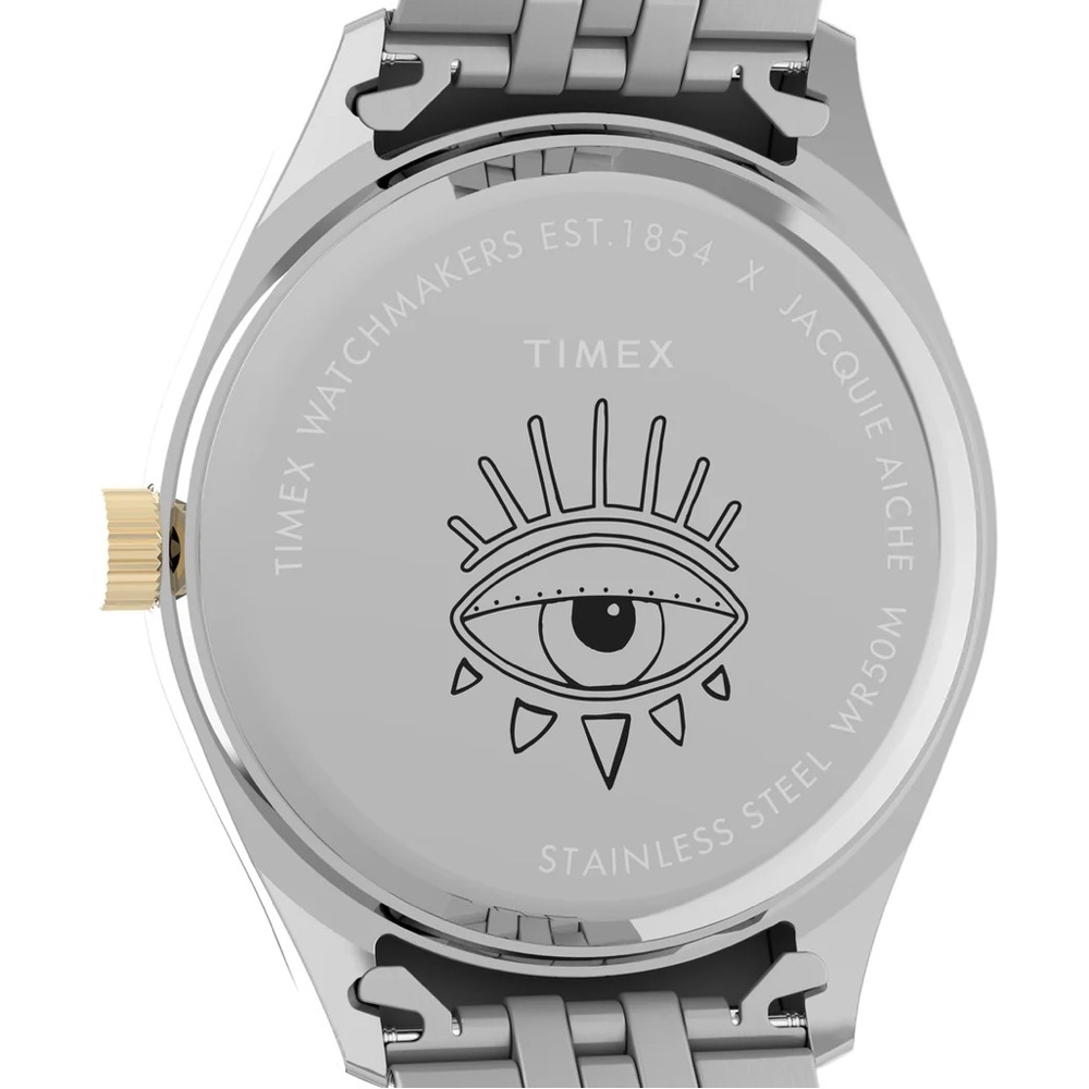 Timex x Jacquie Aiche Legacy Musings Watch Blue Mother of Pearl - Picture 5 of 10